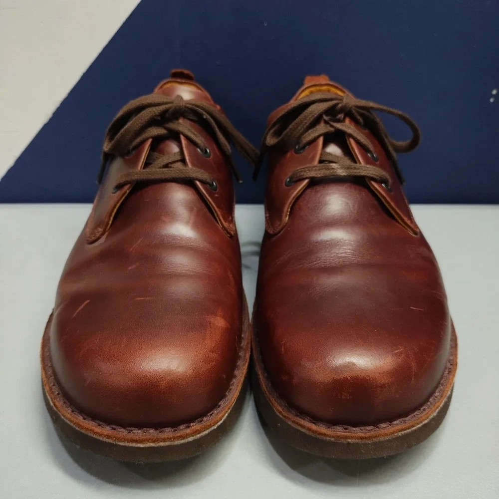Samuel Hubbard Oxford Shoes Mens US Size 10.5W Brown Leather Round Toe M1100-007